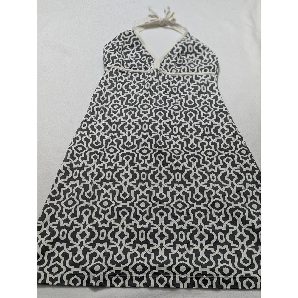 Tommy Bahama Black and White Patterned Mini Dress